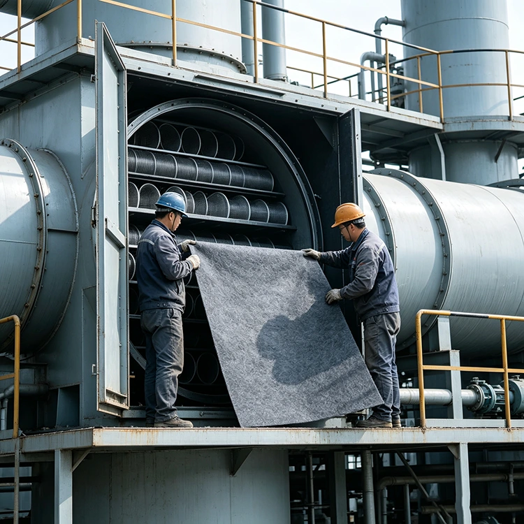 Carbon Fiber Surface Mat for Wet Electrostatic Precipitators