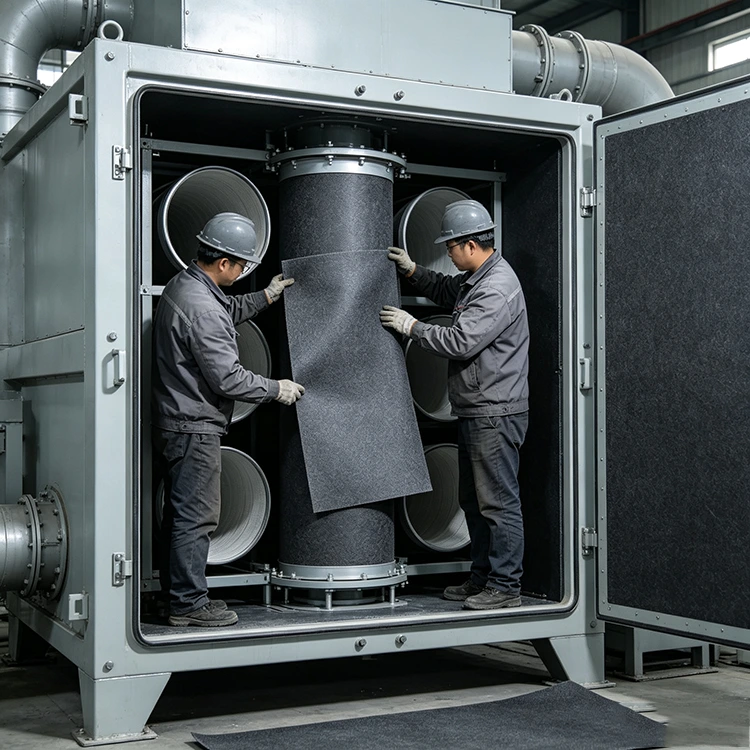 Carbon Fiber Surface Mat for Wet Electrostatic Precipitators